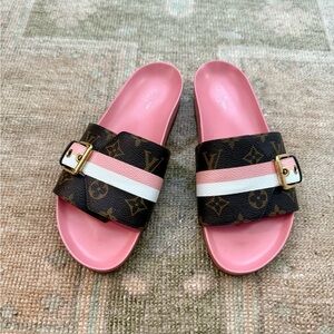 Authentic Louis Vuitton Bom Dia Mules